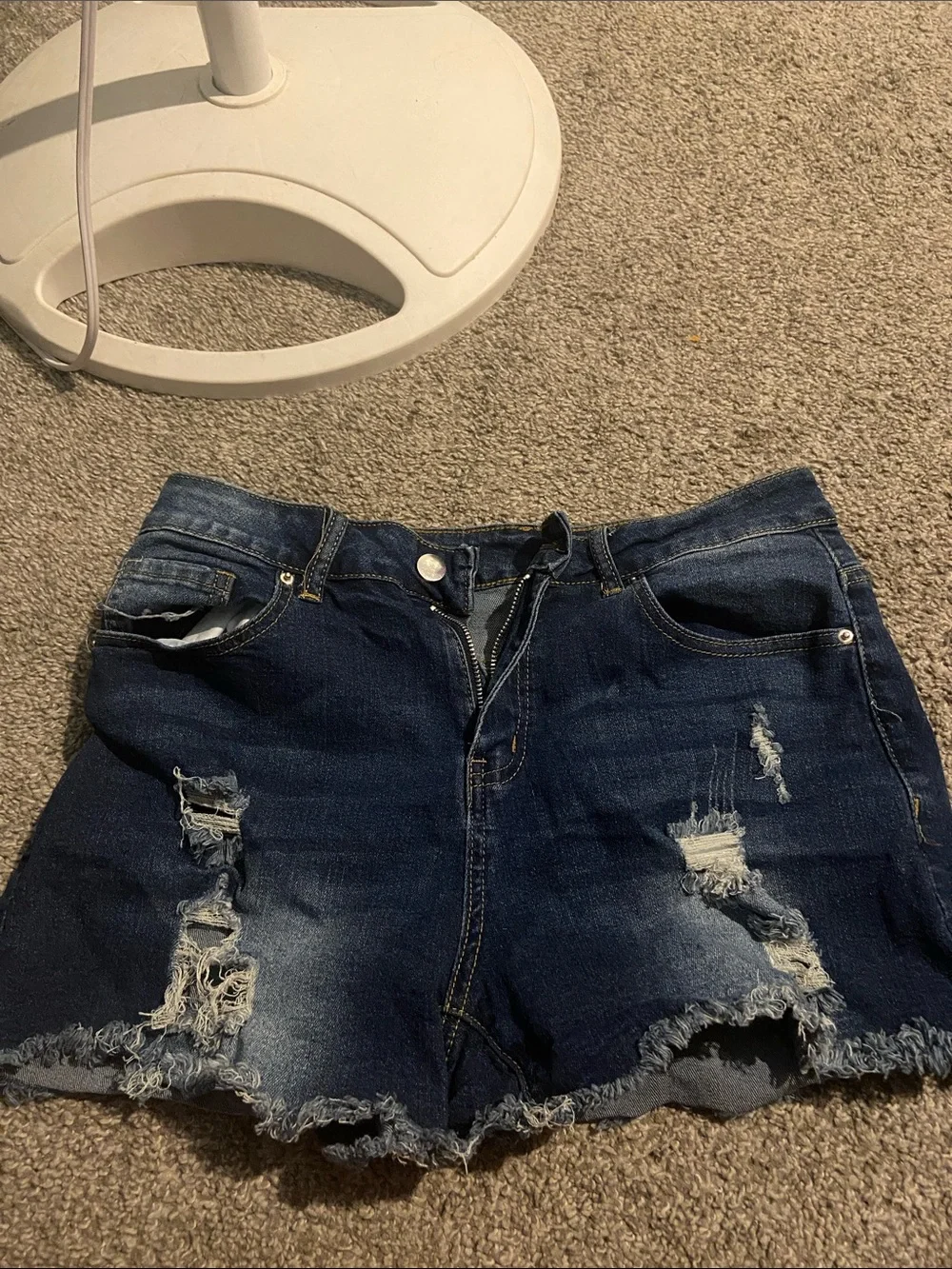 Denim shorts L